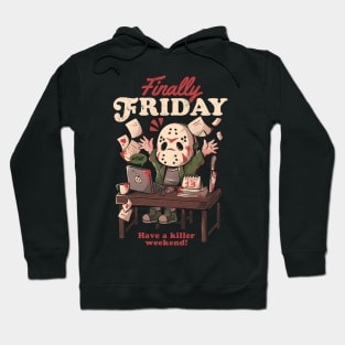 Finally Friday - Funny Office Halloween Gift Hoodie